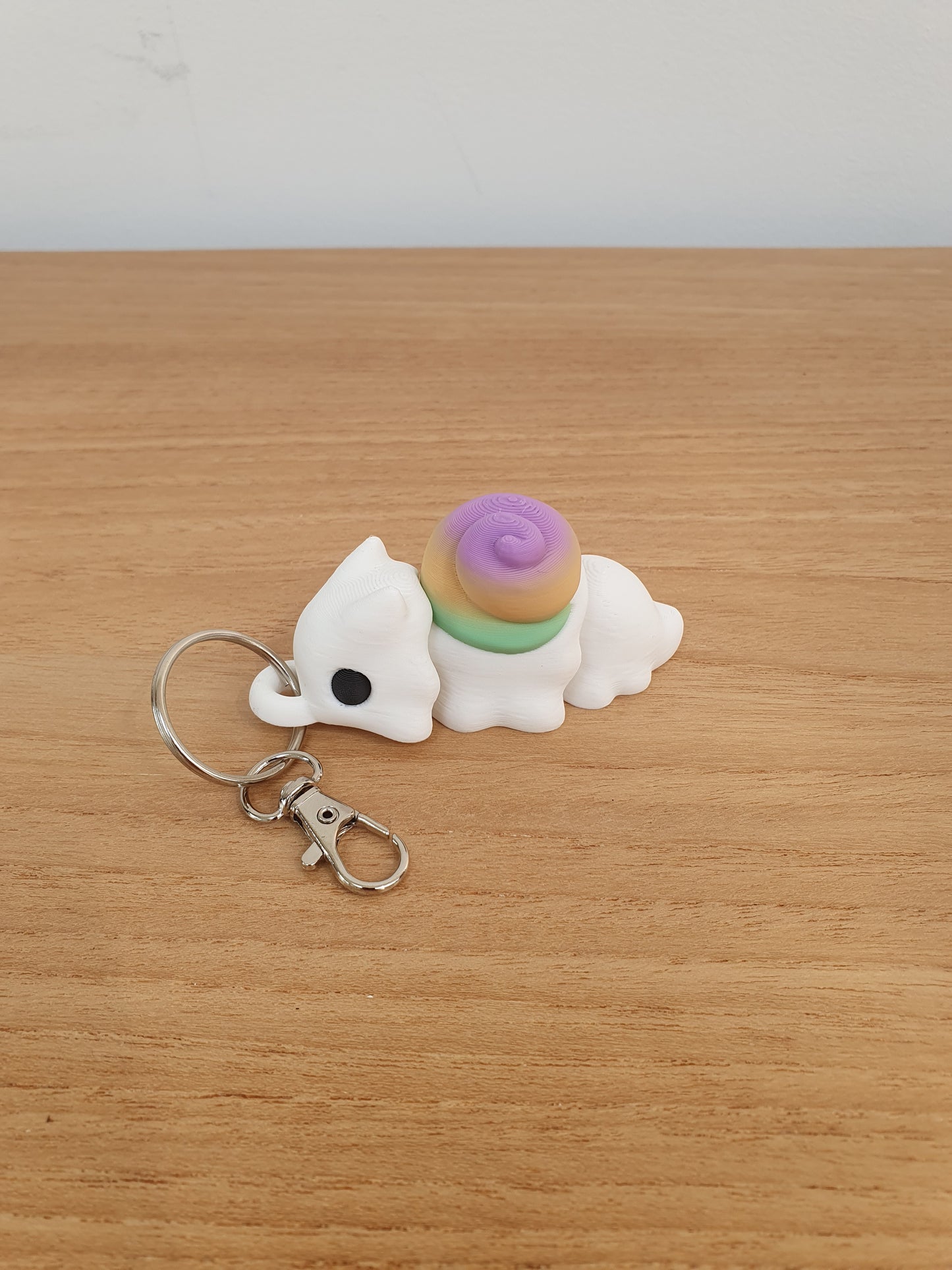 Sleutelhanger- Slak Regenboog
