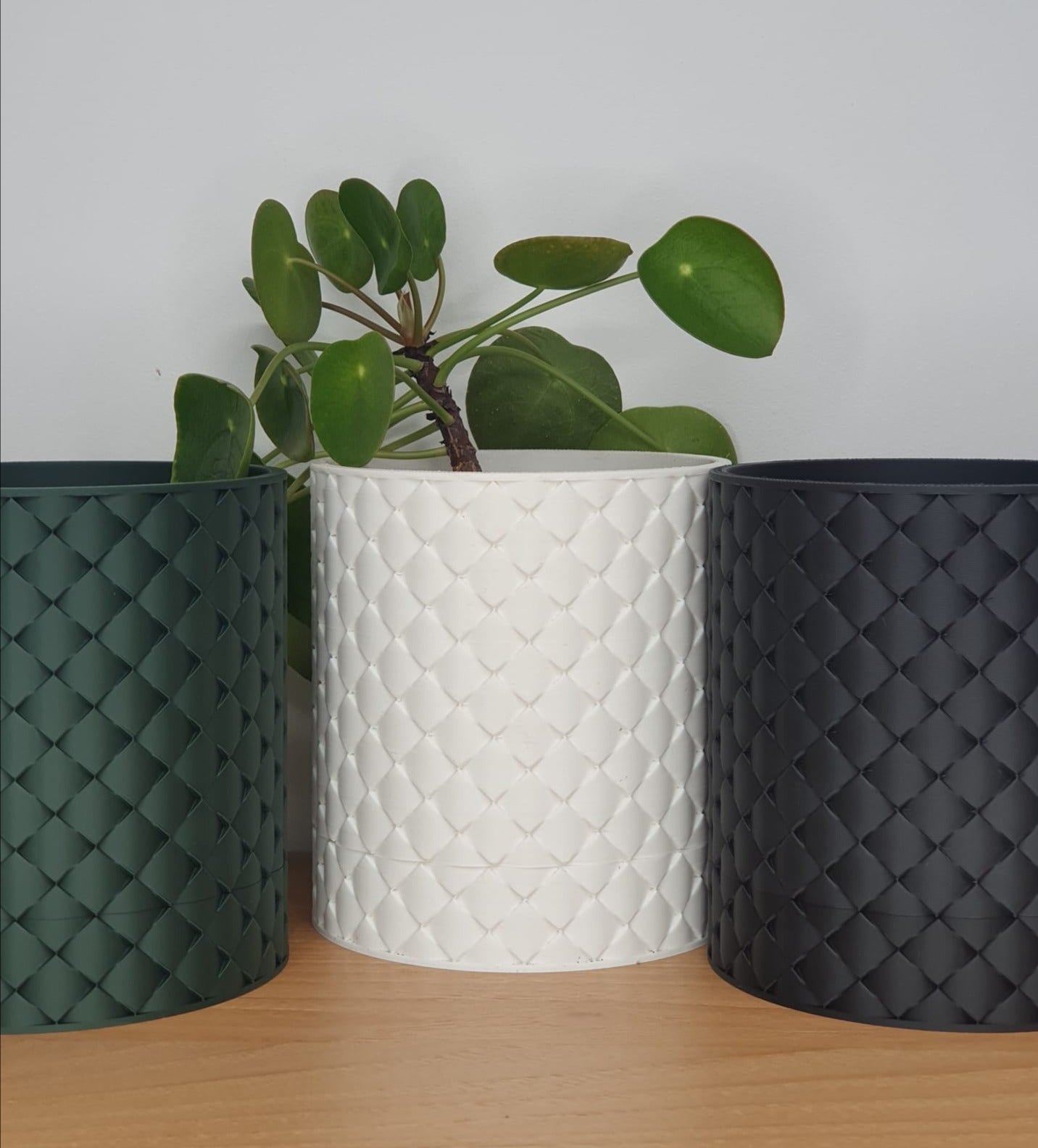 Quilted Planter - Decorative Plant Display