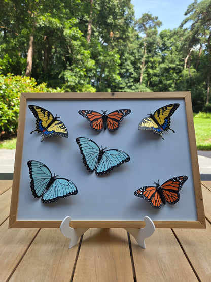 Magneetvlinders – Levensechte 3D-print in drie soorten