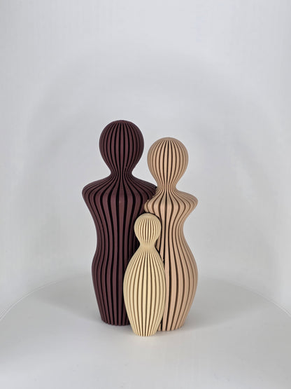 Verbinding Gezin - Groot - Wood - 25cm