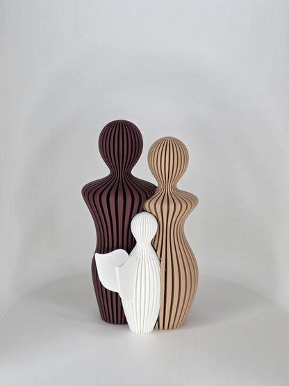 Verbinding - Rouw - Klein - Wood - 13cm