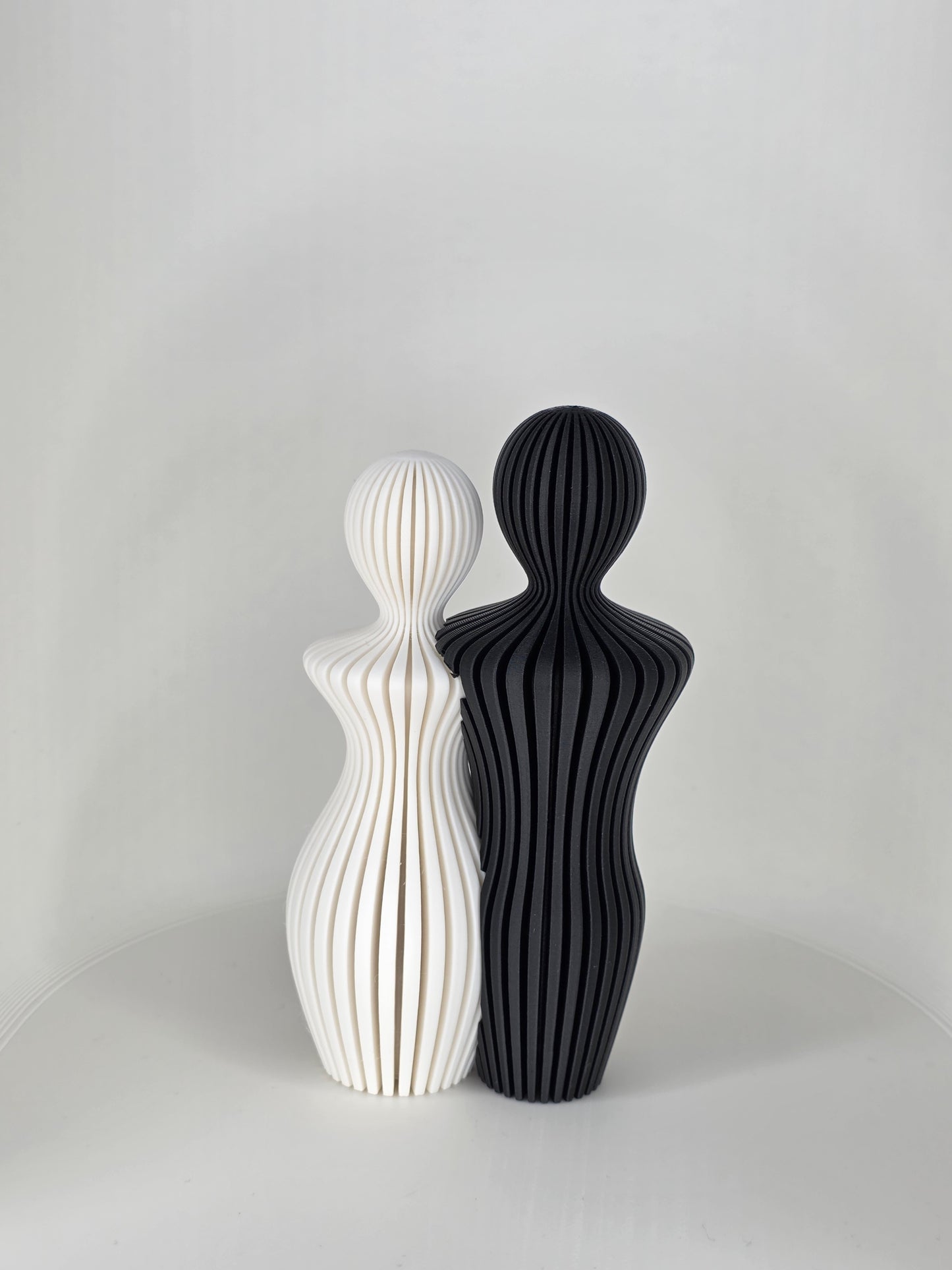 Verbinding - Koppel - Klein - Zwart/Wit - 13cm