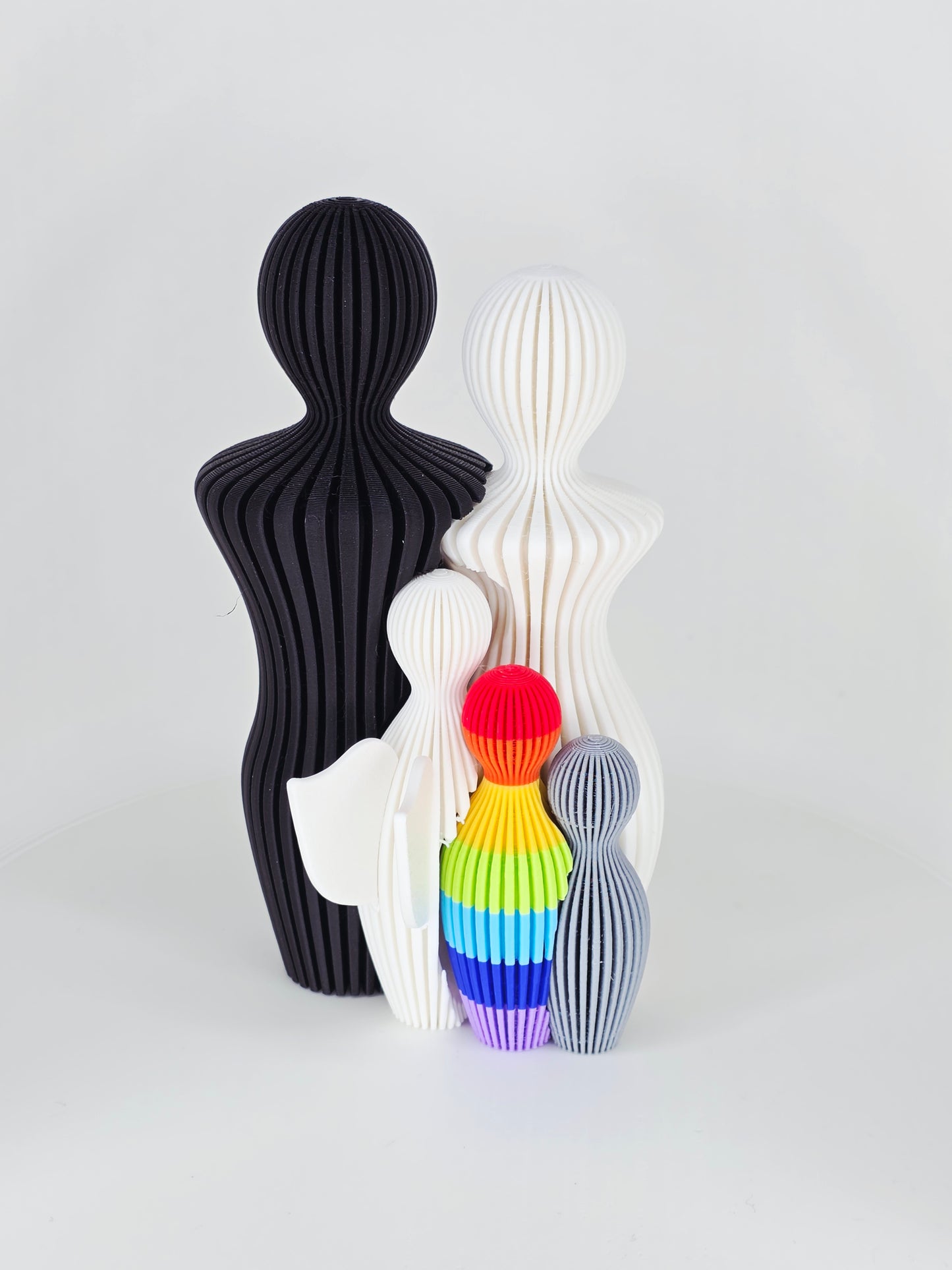 Verbinding - Rouw - Klein - Zwart/Wit - 13cm