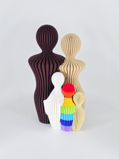 Verbinding - Rouw - Klein - Wood - 13cm