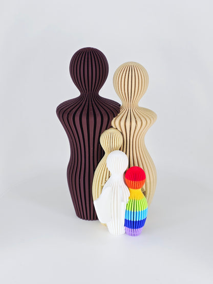 Verbinding - Rouw - Klein - Wood - 13cm