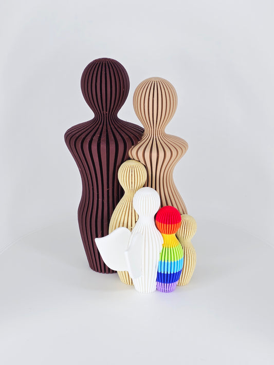 Verbinding - Rouw - Groot - Wood - 25cm