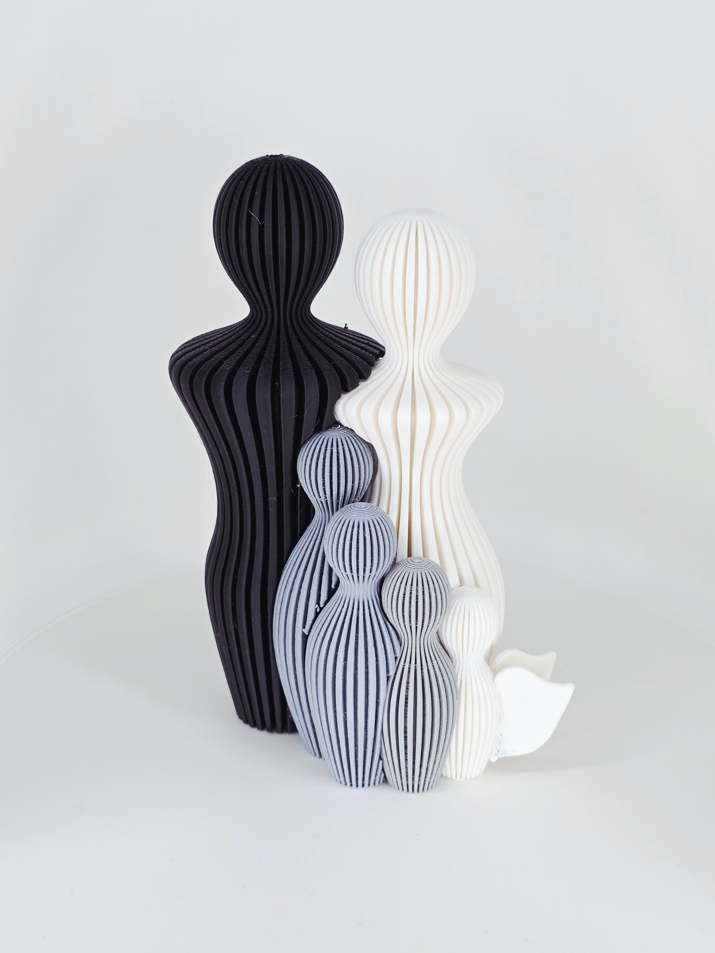 Verbinding - Rouw - Klein - Zwart/Wit - 13cm